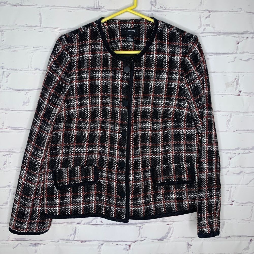 Liz Claiborne size 12 black blazer